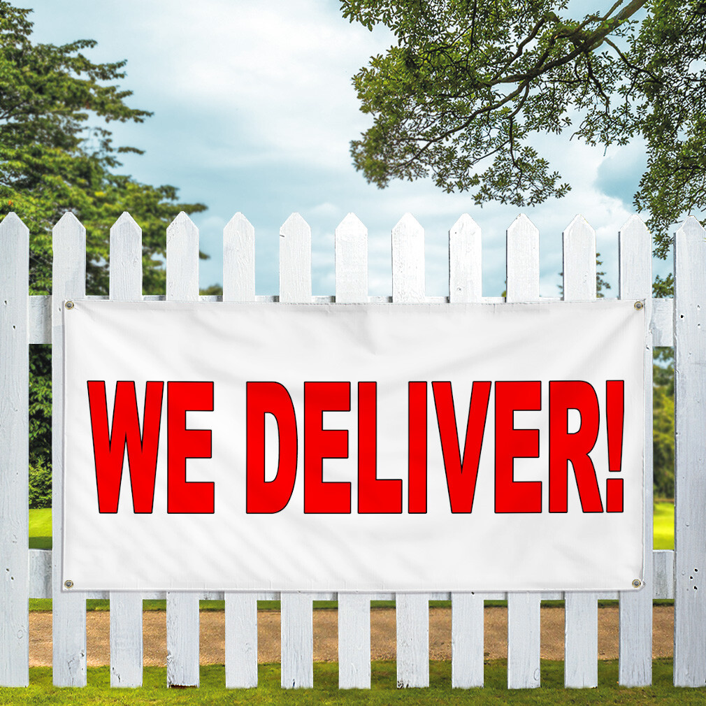 Vinyl Banner Multiple Sizes We Deliver C Weatherproof Industrial Yard Signs