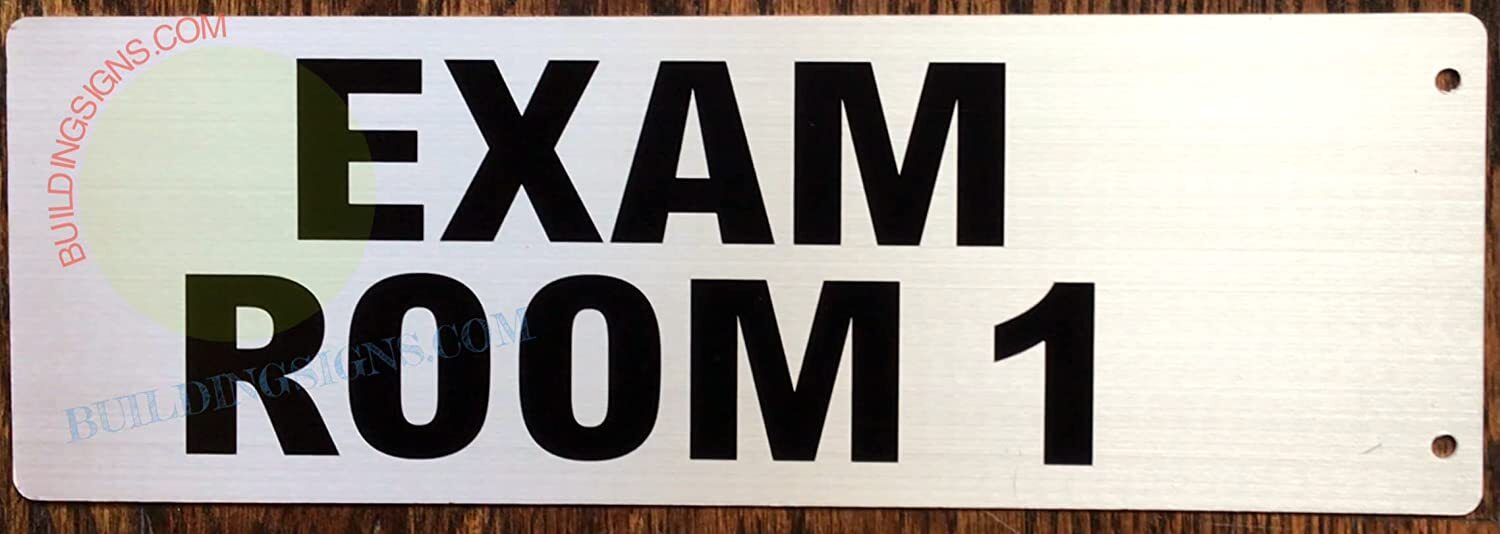 EXAM Room 1 Sign-Two-Sided/Double Sided Projecting, Corridor -REF24-1027