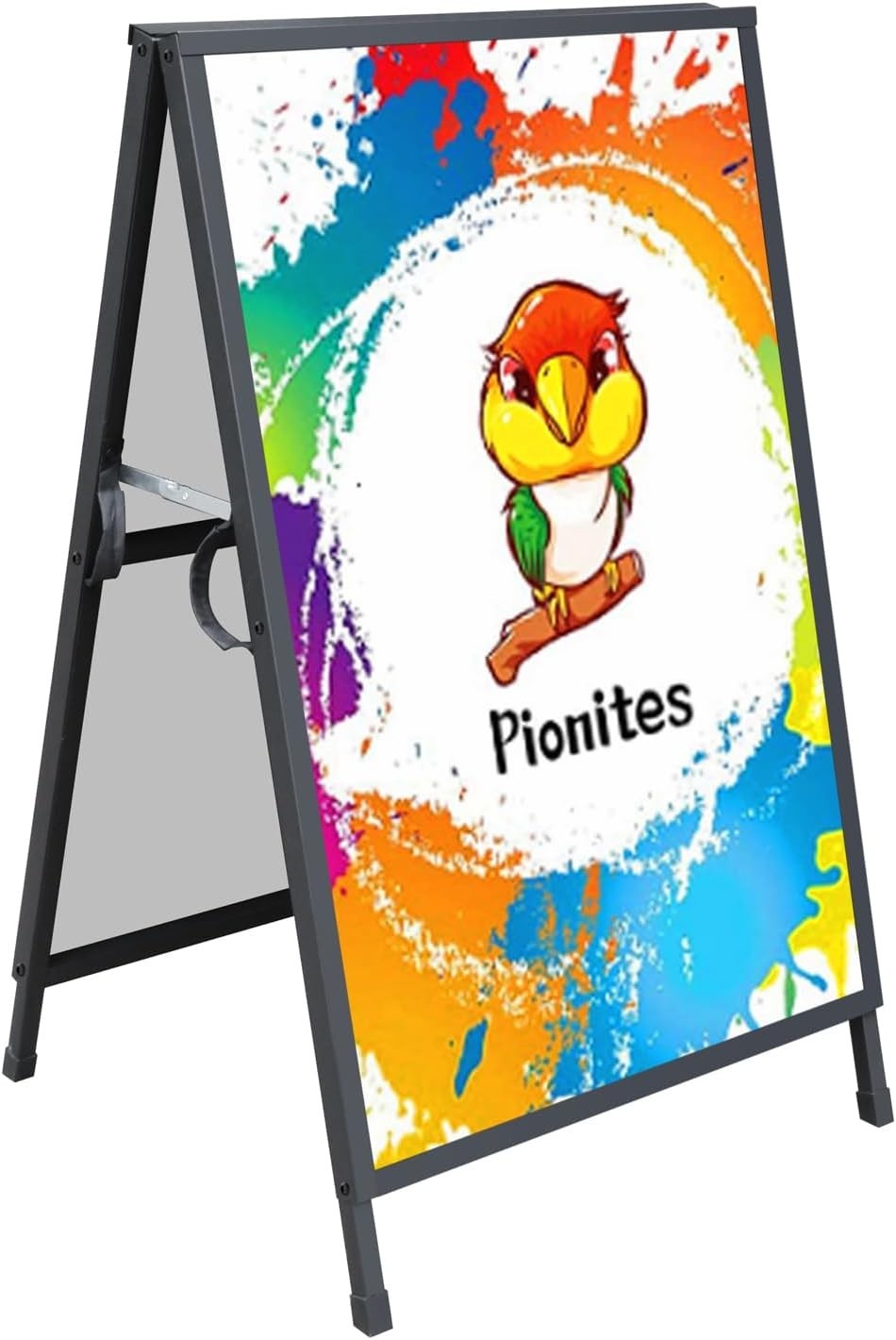 Heavy Duty Slide-in Folding A Frame Sign Sidewalk Sign 24x 36 Inch Sandwich B…