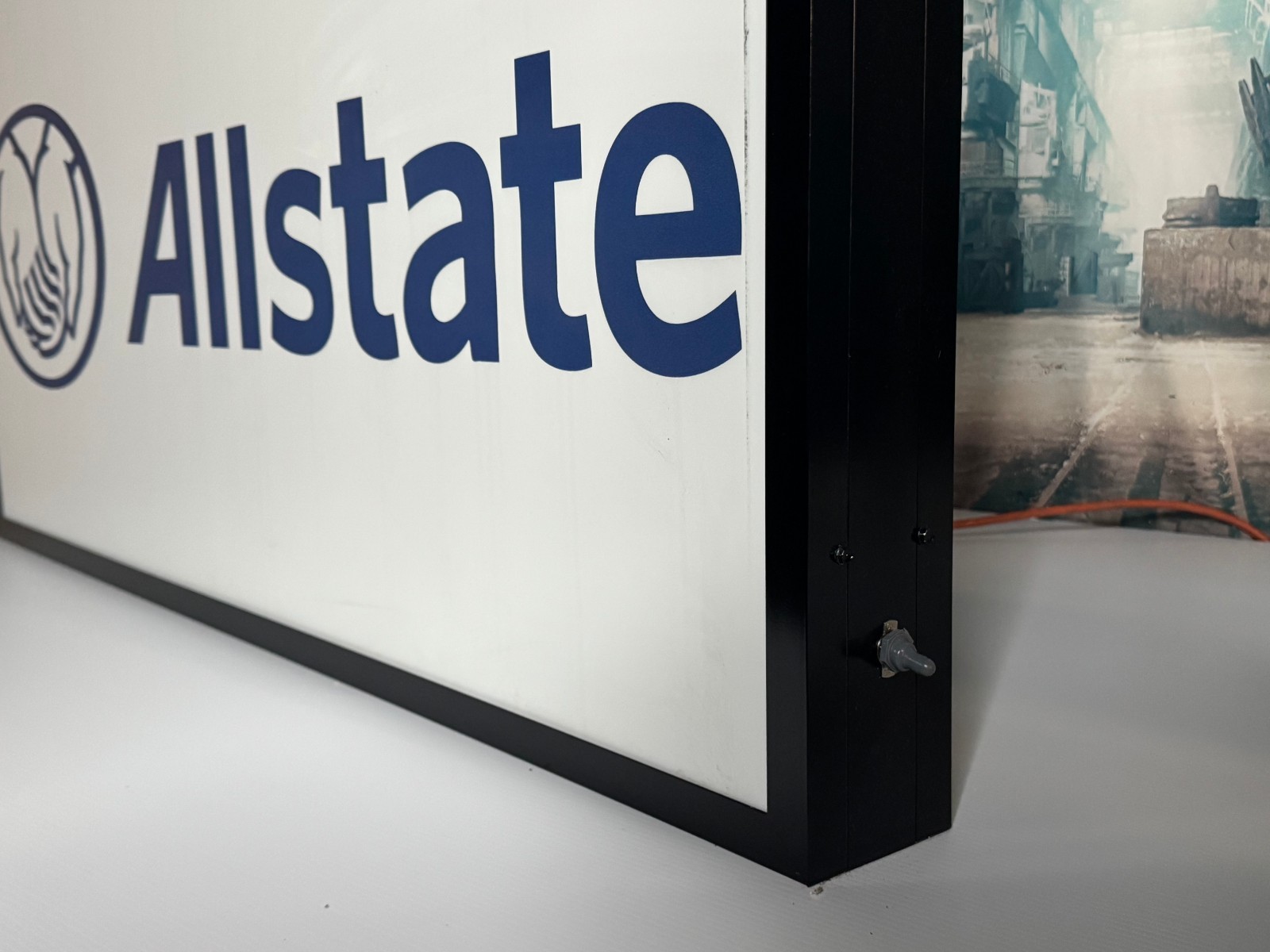 Outdoor Light Box Sign Cabinet Single Side Led Lighting 4″ Profile 4×8