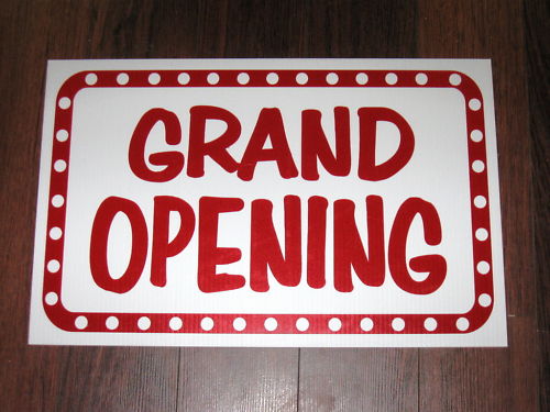 General Business Sign: GRAND OPENING