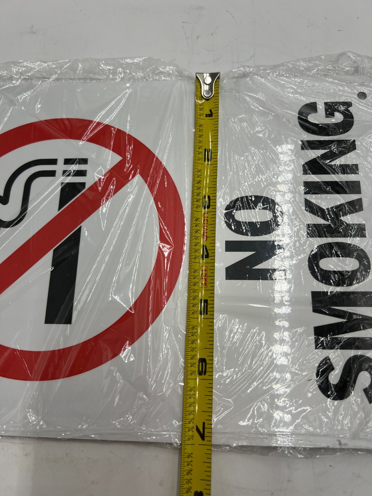 (QTY 6) SmartSign “No Smoking” With Graphic, U1-1017-NA_7x10