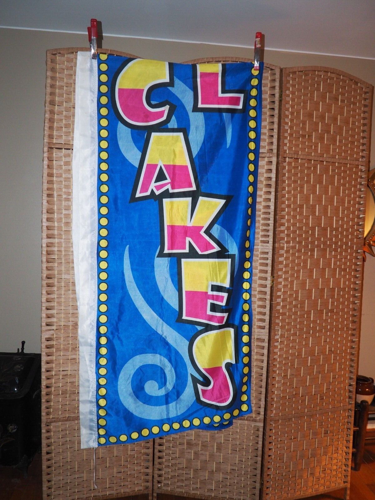 11′ Food Truck/Concession Advertising Swooper Flutter Banner Funnel Cakes