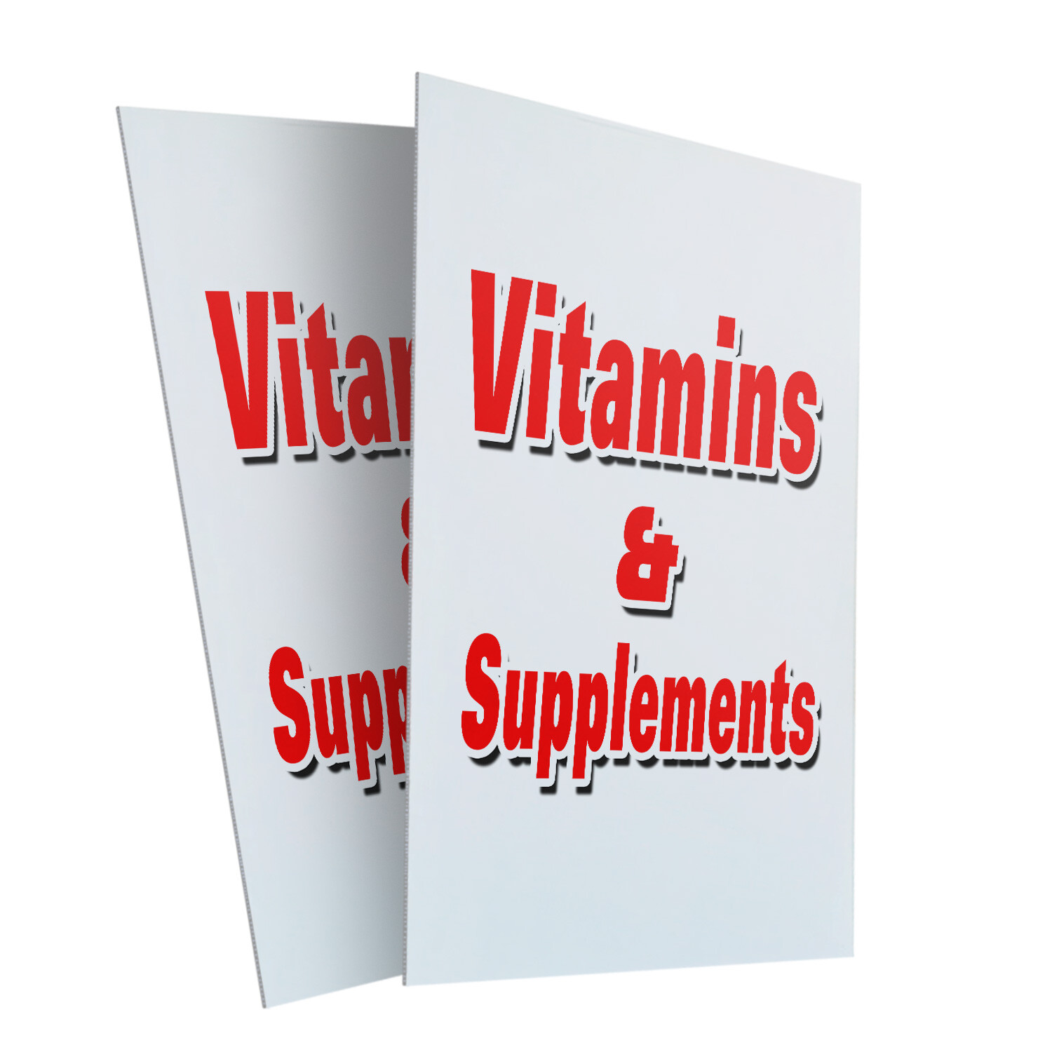 A-frame Sidewalk Vitamins & Supplements 24″ x 36″ Double Sided A-Frame Sidewalk