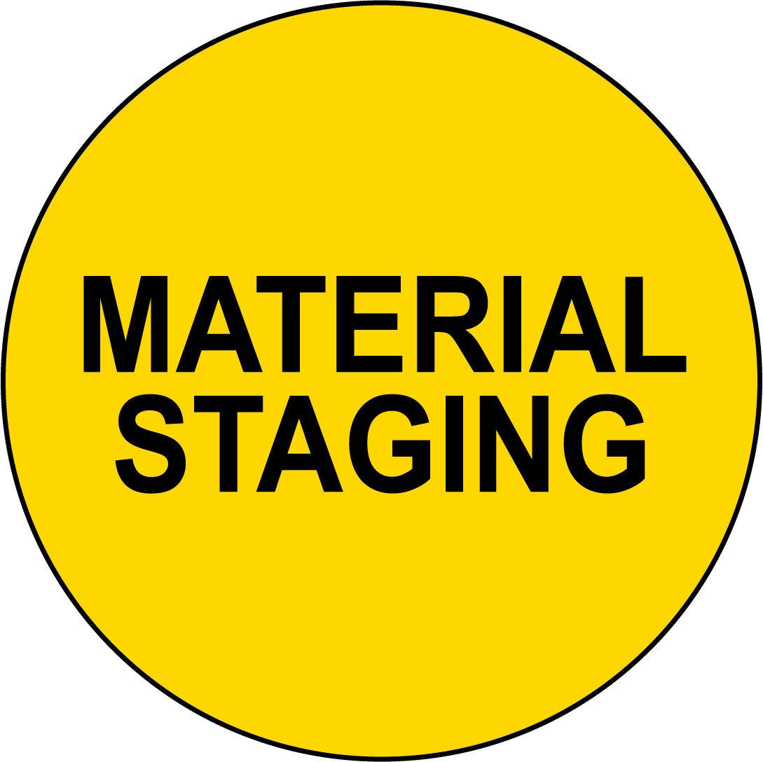 MATERIAL STAGING | Adhesive Vinyl Sign Decal