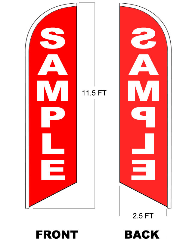 FISHING SUPPLIES BAIT TACKLE LURE Windless Swooper Flag 2.5×11.5′ Sign – yq
