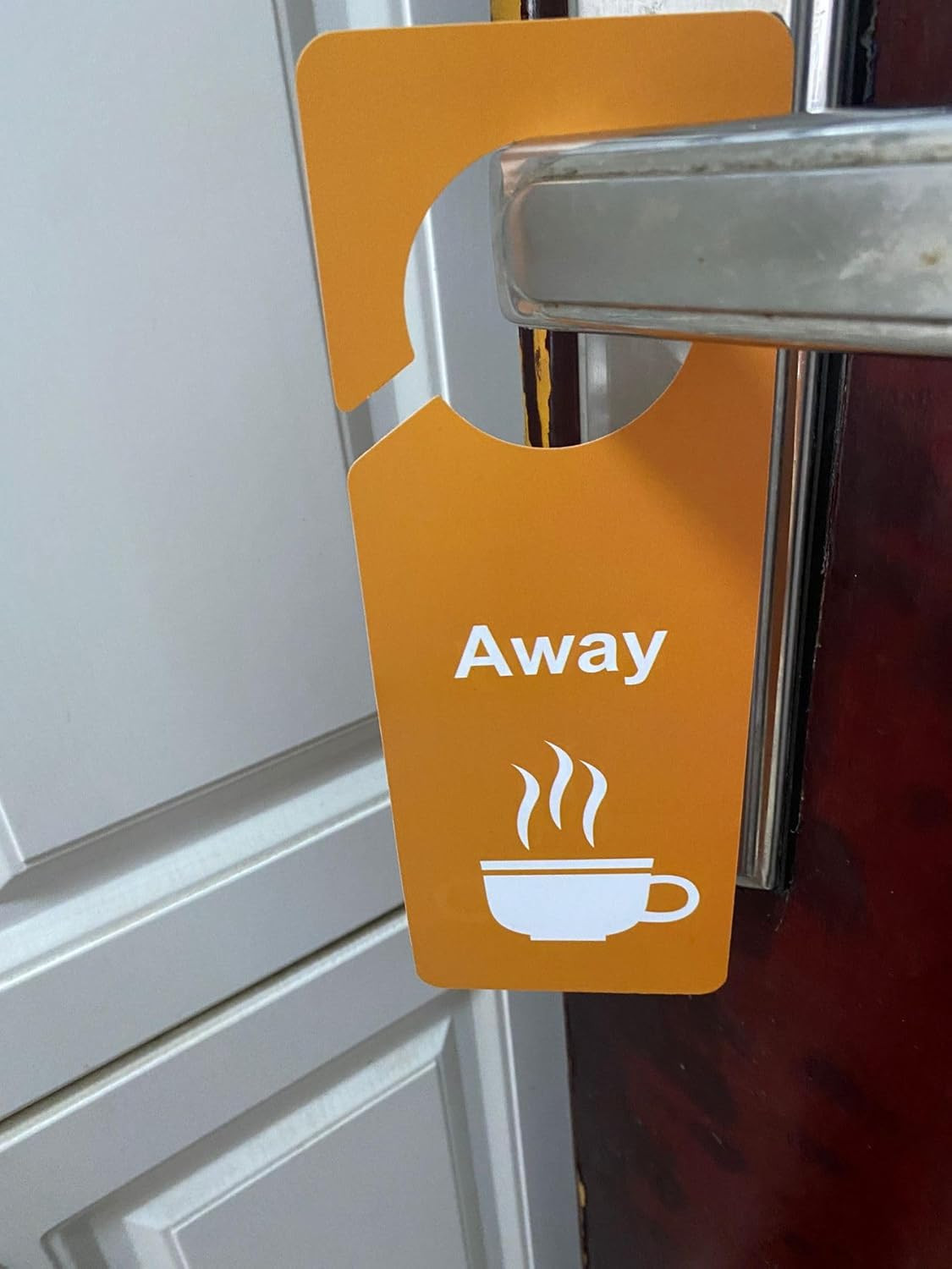 8 PCS 3.5X9.5” Door Hanger Tags Sign Office Work in a Meeting Do Not Disturb Aw