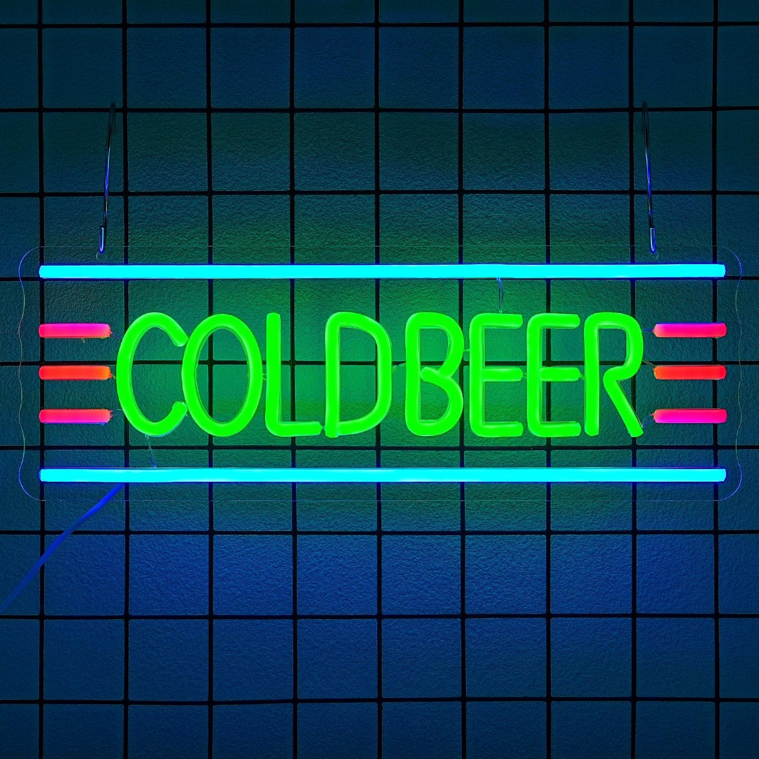 Cold Beer Neon Sign Bar Neon Light Sign for Man Cave Beer Neon Light Sign Let…
