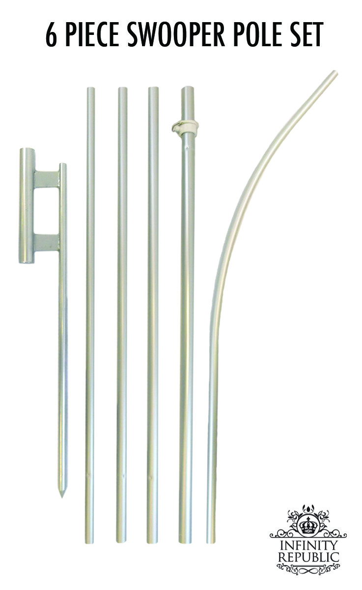 Cash for Gold Advertising Swooper Feather Flutter Flag & Pole Kit Jewelry