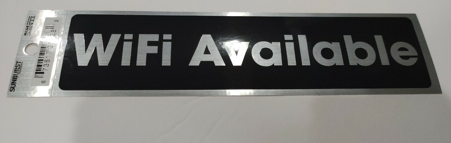 (2) WIFI Wi-Fi Available Window Sticker Decal Made In The USA