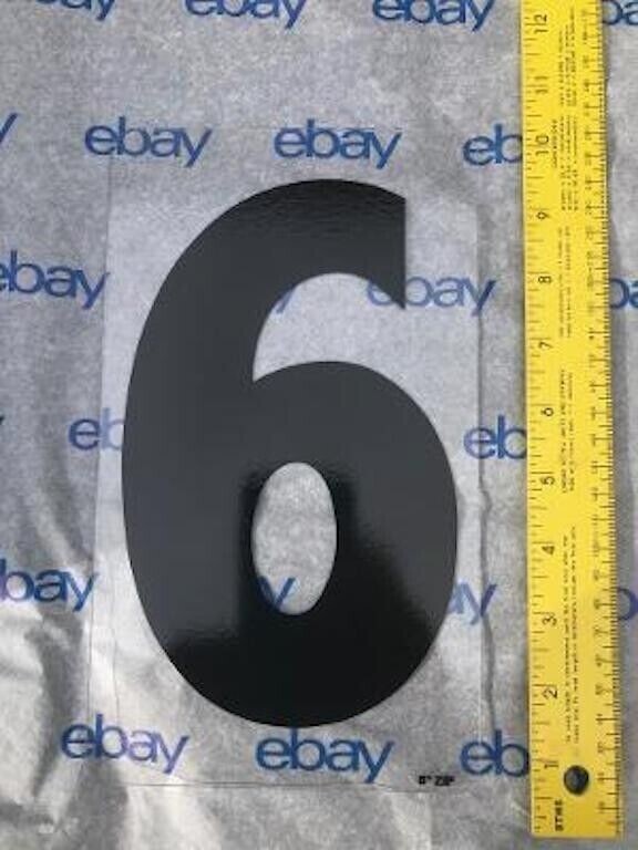 8 inch zip number changeable outdoor signage marquee NUMBERS Number 6