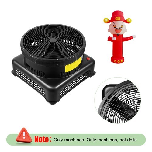 750W 17.7″ Air Blower Fan for Inflatable Wind Dancer Tube Man Fly Guy Sky Puppet