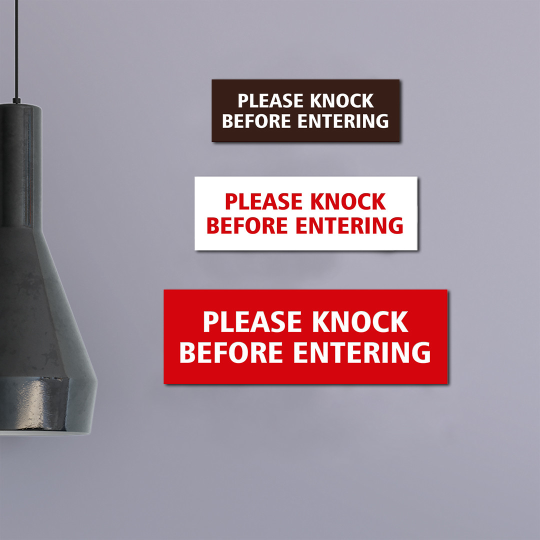 Basic Please Knock Before Entering