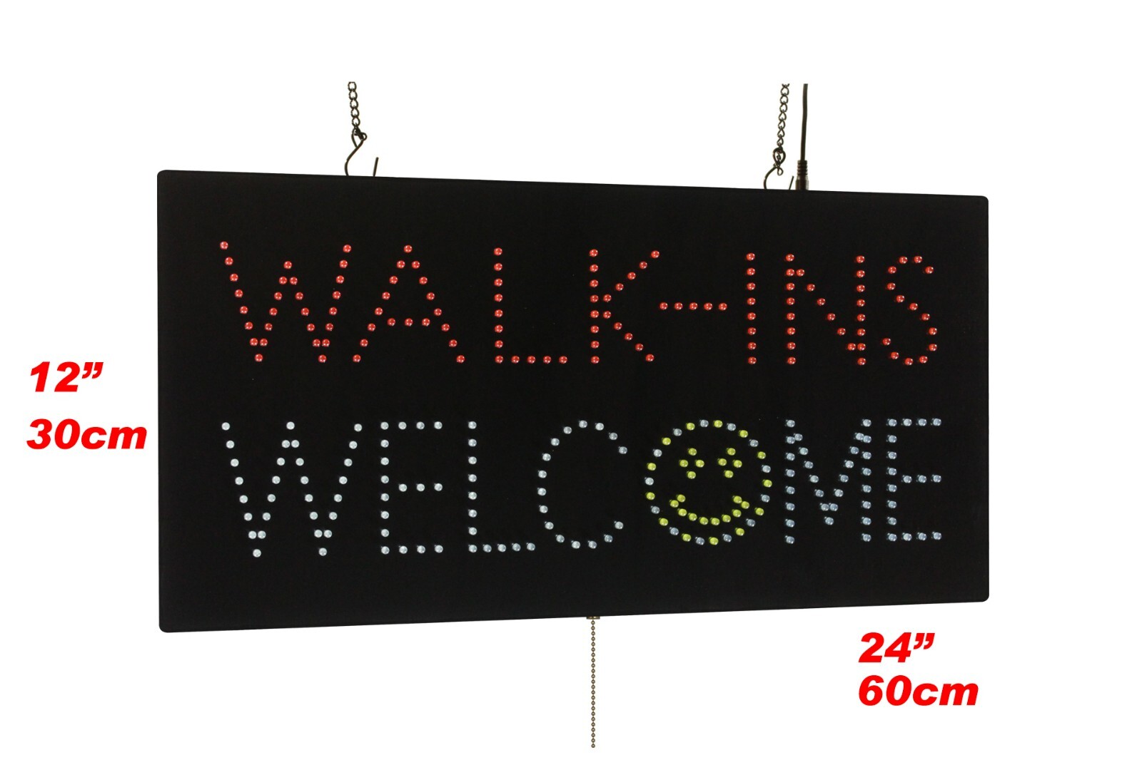 Walk-ins Welcome Neon Sign LED Open Sign Store Sign Business Sign Window Sign