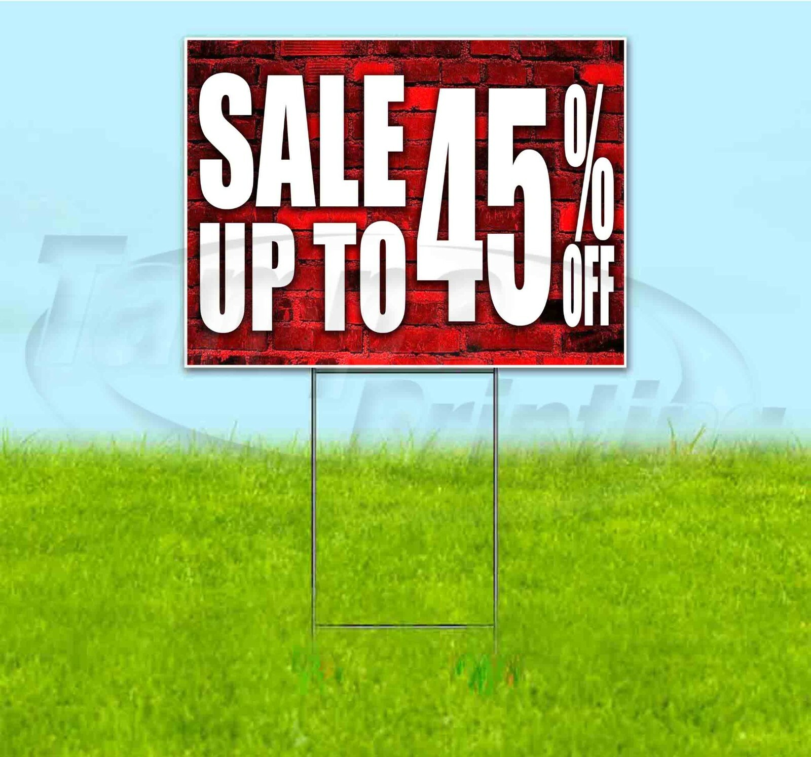 SALE UP TO 45% OFF 18×24 Yard Sign WITH STAKE Corrugated Bandit USA DISCOUNT