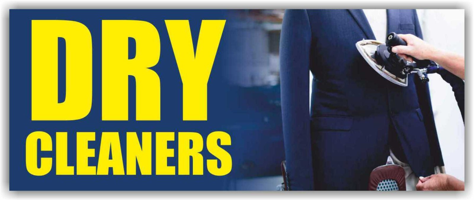 DRY CLEANERS Advertising Banner Vinyl Sign washing laundry cloth shoe underwear
