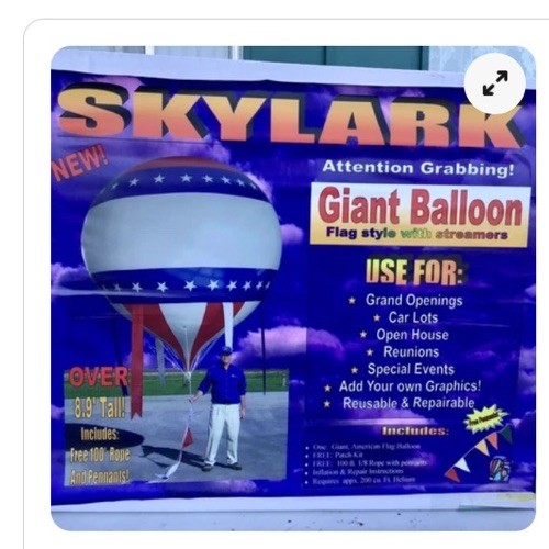 NEW GIANT 8’ INFLATABLE BALLOON Advertising Sale Events WAREHOUSE LIQUIDATION