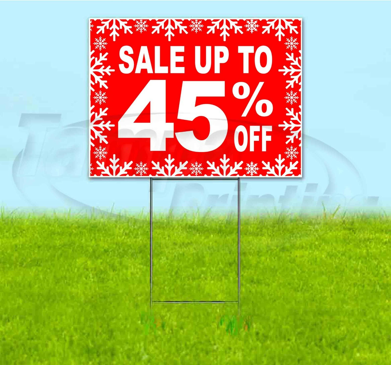 SALE UP TO 45% 18×24 Yard Sign WITH STAKE Corrugated Bandit BUSINESS HOLIDAYS