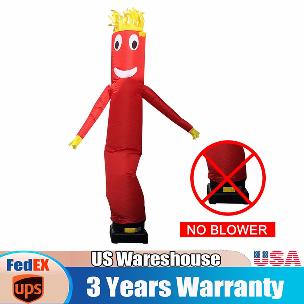 10ft Inflatable Tube Man Wind Sky Wavy Dancer Advertising Air Puppet No Blower