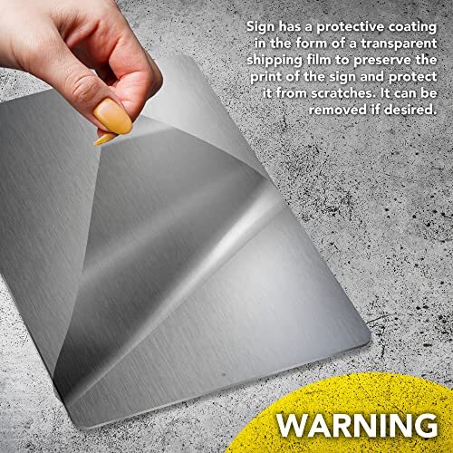 No Trucks Sign – 8×12 Aluminum No Big Trucks Sign – No Truck Parking Signs –