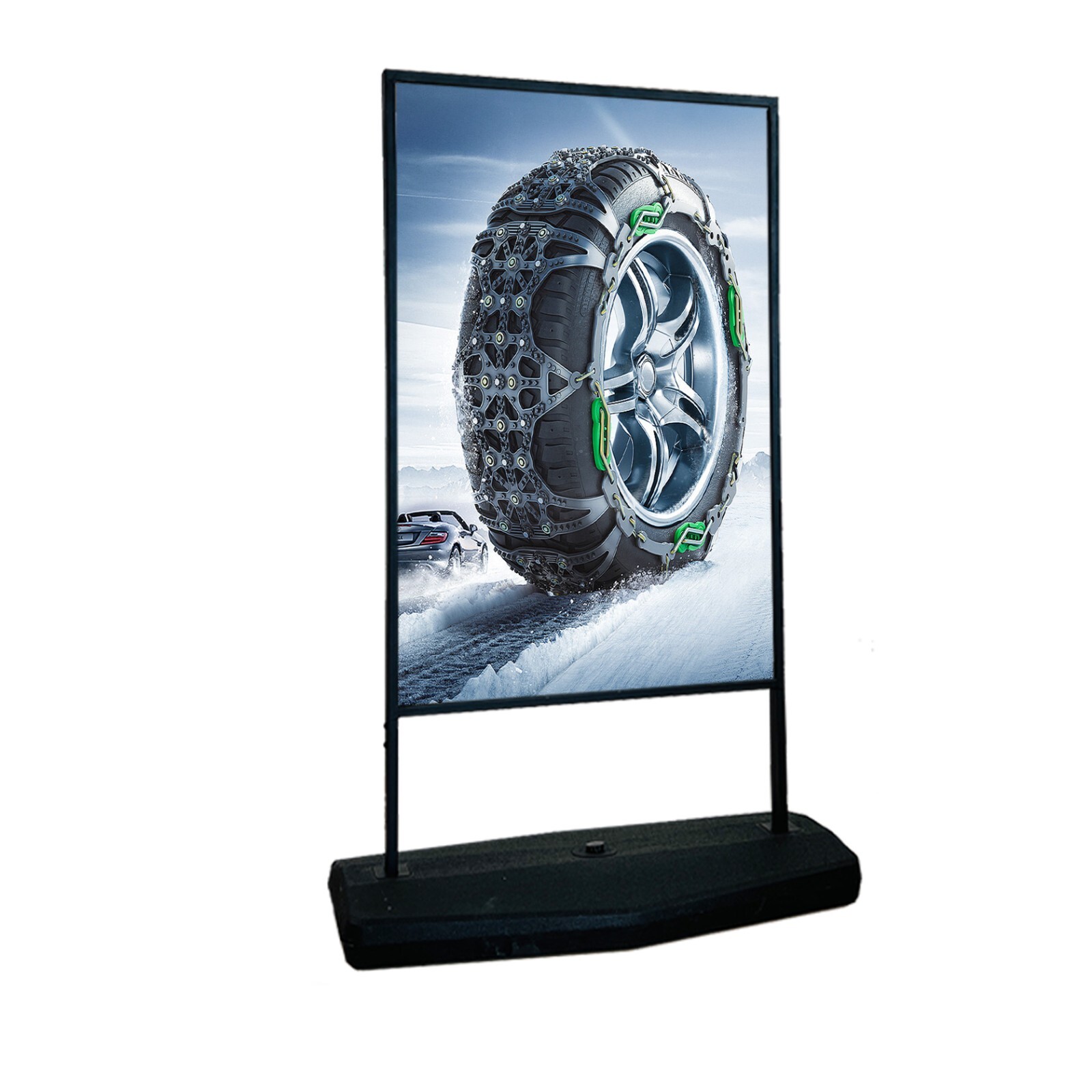 Floor Stand Sign Holder 23⅔”x35½” Indoor and Outdoor Sidewalk Refillable Water