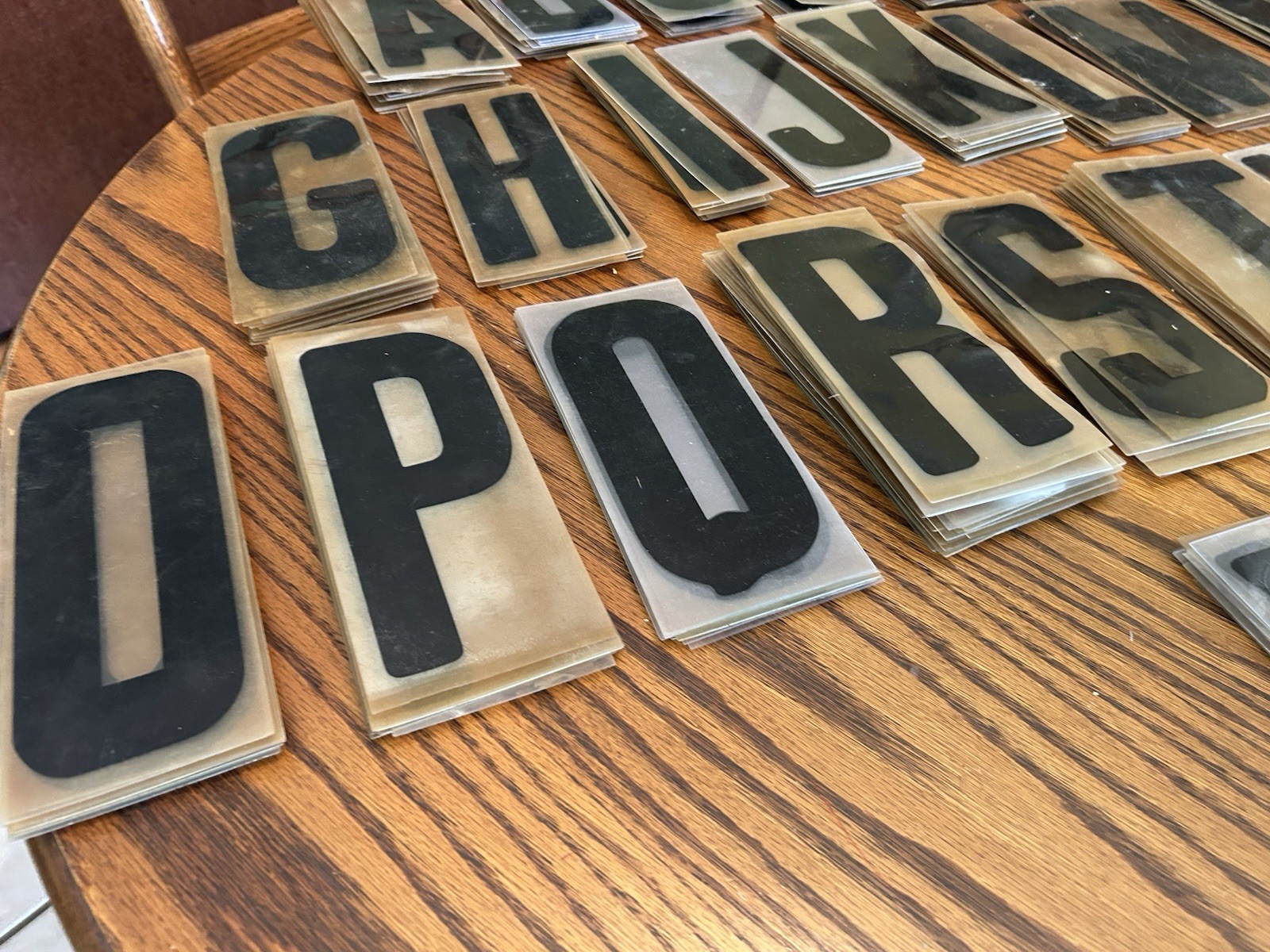 290 Plastic Sign Letters 8.75″ used