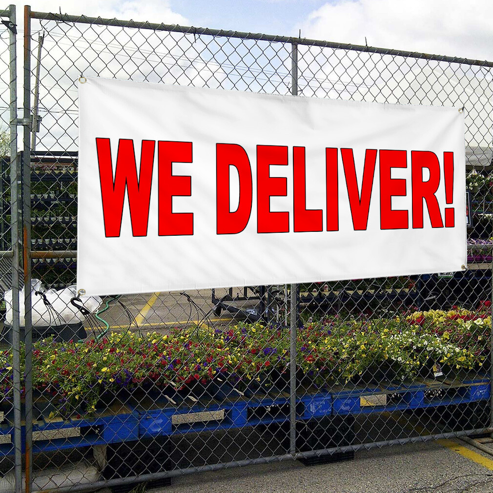 Vinyl Banner Multiple Sizes We Deliver C Weatherproof Industrial Yard Signs