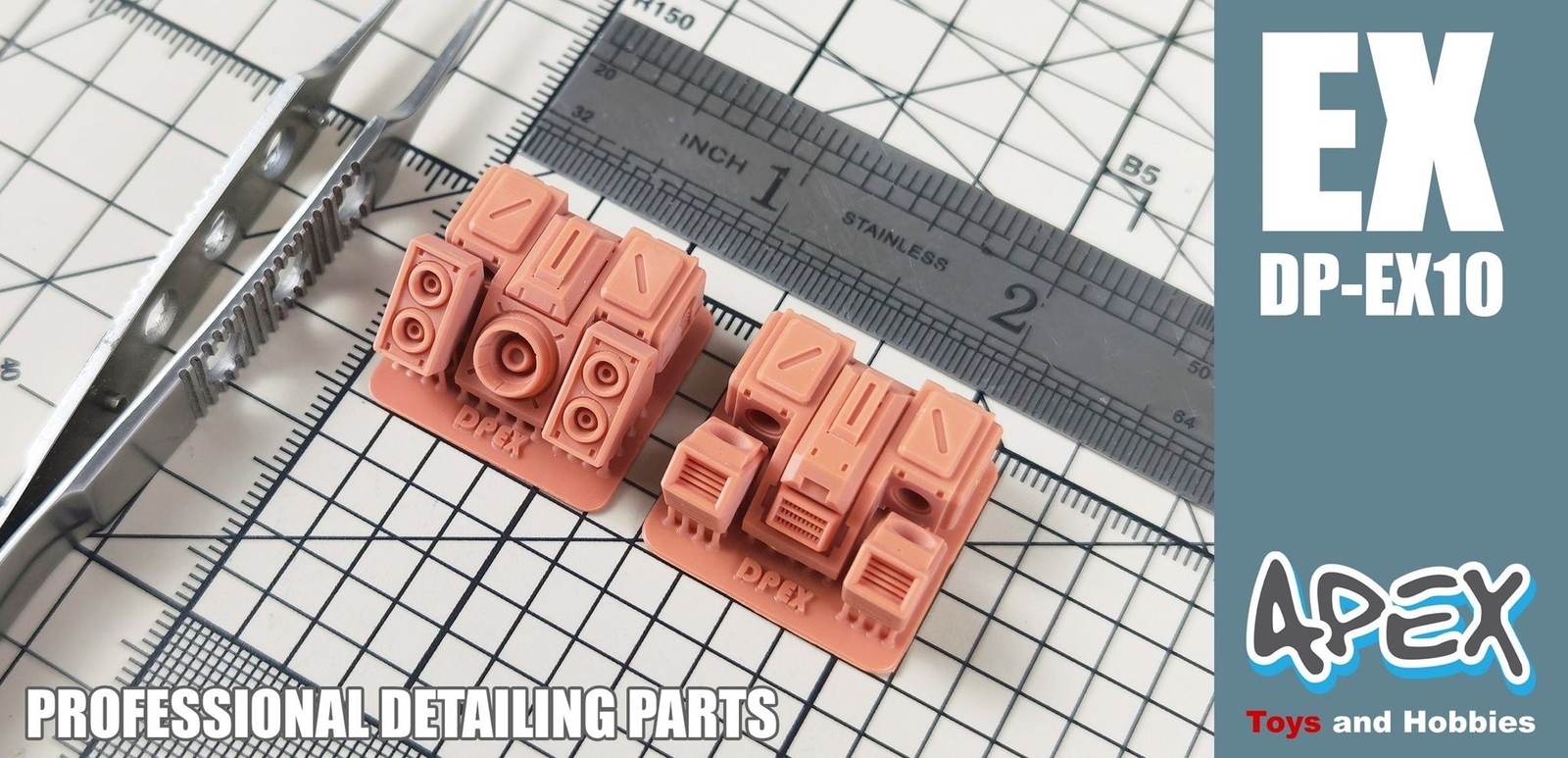 Apex Detailing Parts DP-X010 Detail Backpack Gundam Detail Parts USA Seller