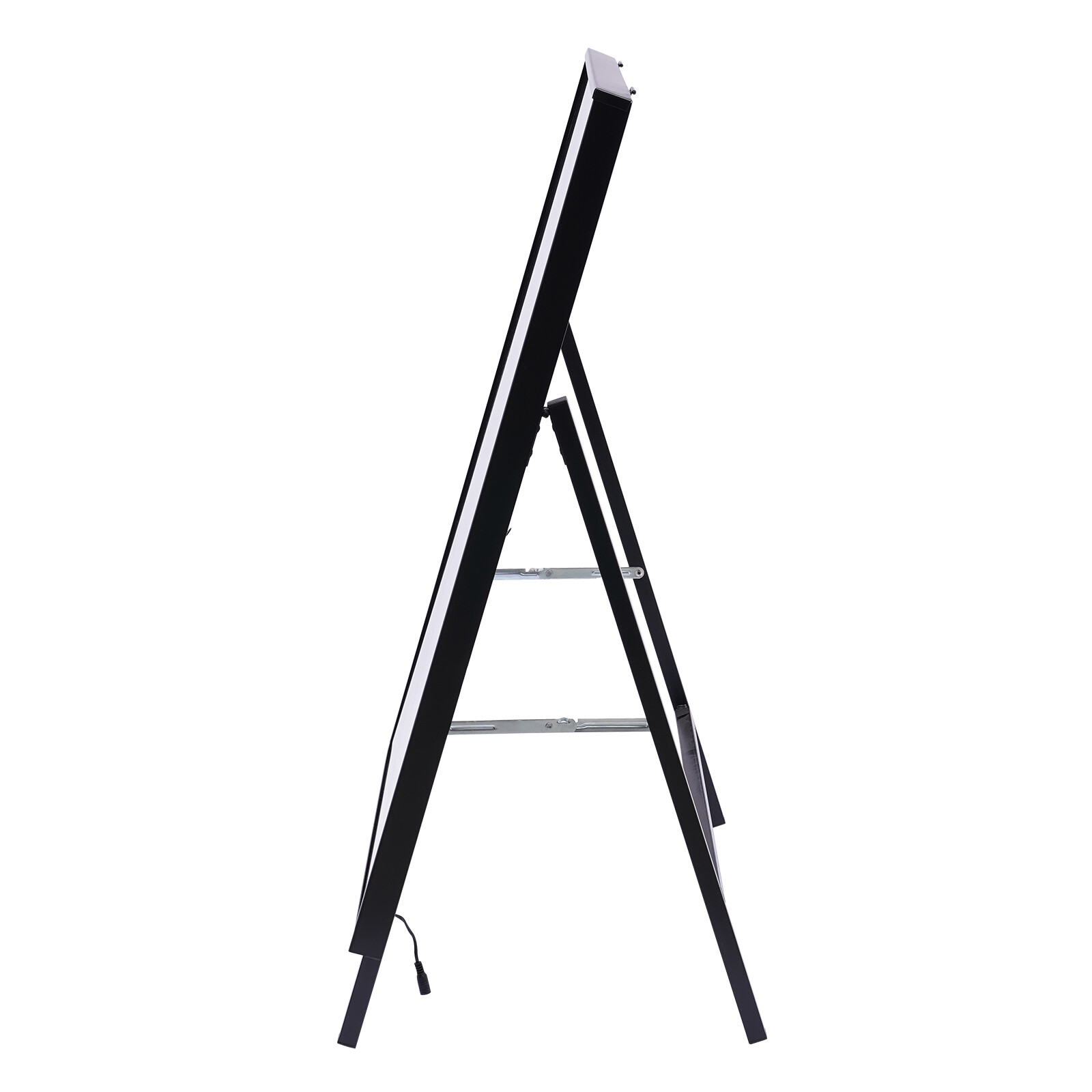 LED Movie Poster Frame Floor Standing 60 × 90 cm Light Guide Black