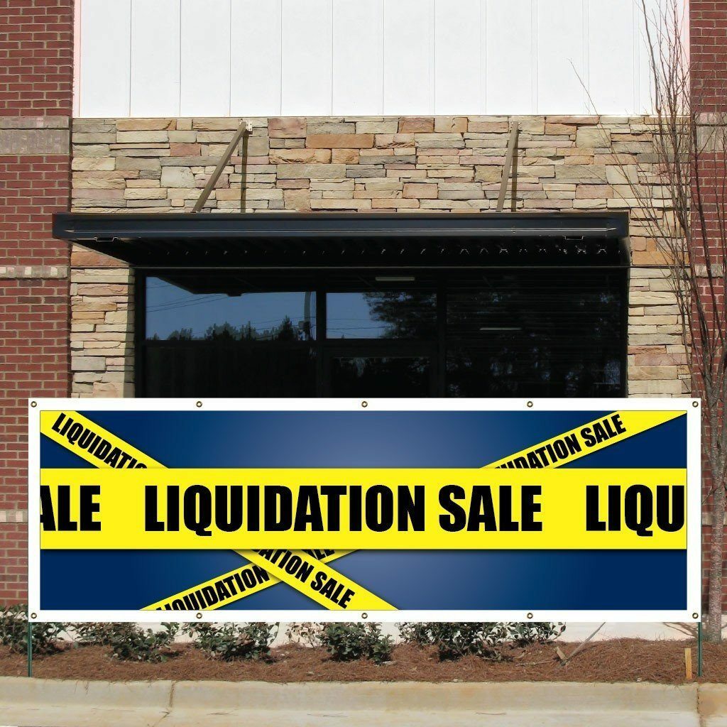 Liquidation Sale! Vinyl Banner with Grommets