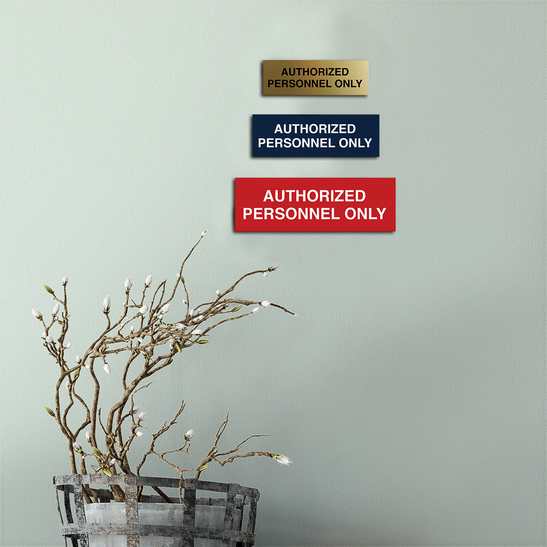 Basic Authorized Personnel Only Sign