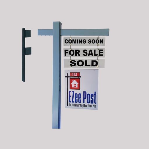 Real Estate Sign Post Kit-Gray