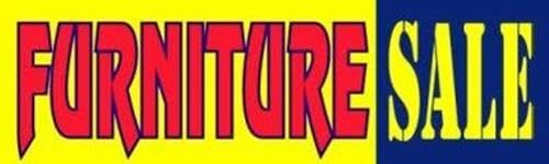 Furniture Sale Colors | Vinyl Banner w/ Grommets | 3’H x 10’W