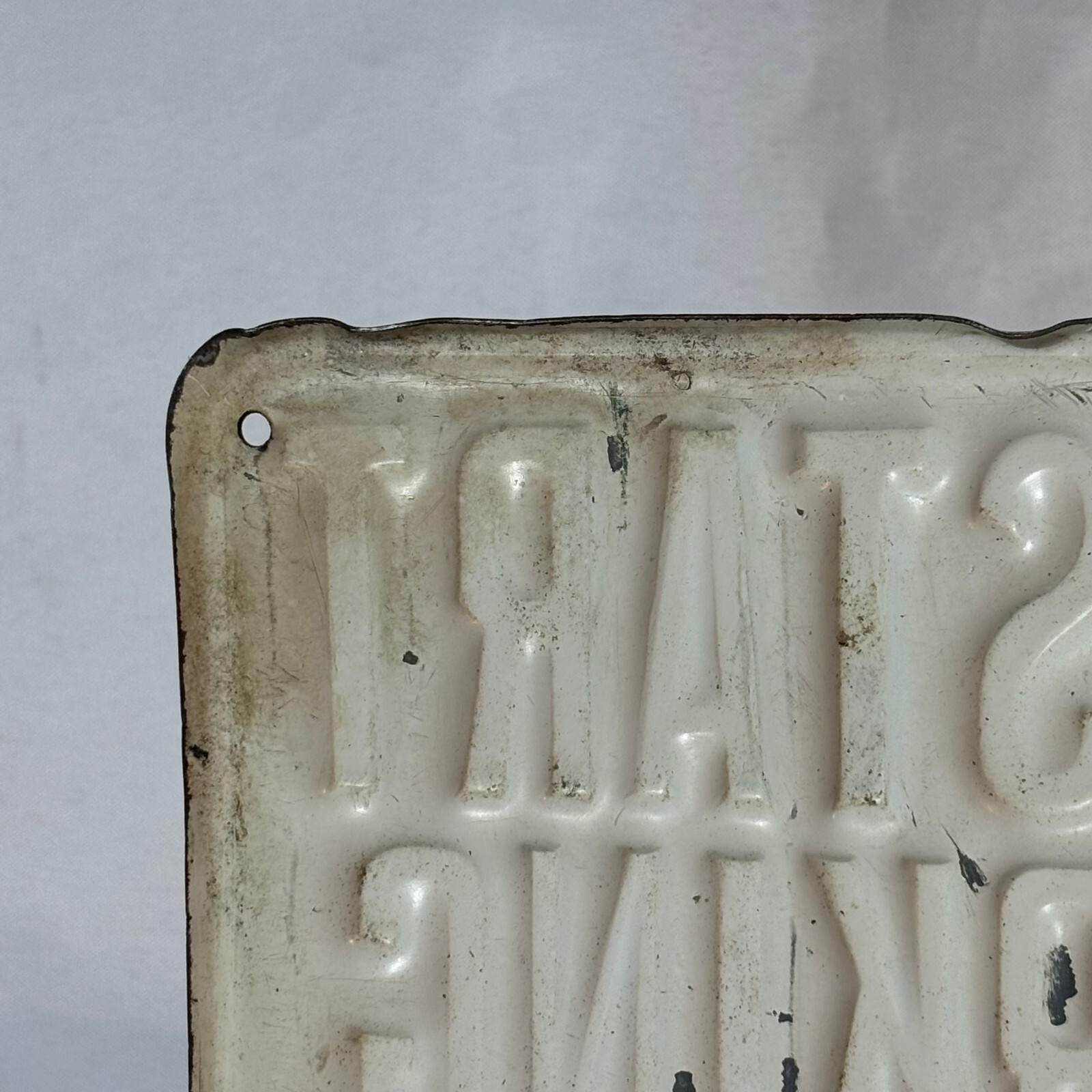 Embossed Steel DO NOT START MAN WORKING IN PULPER Sign Industrial Paper Plant