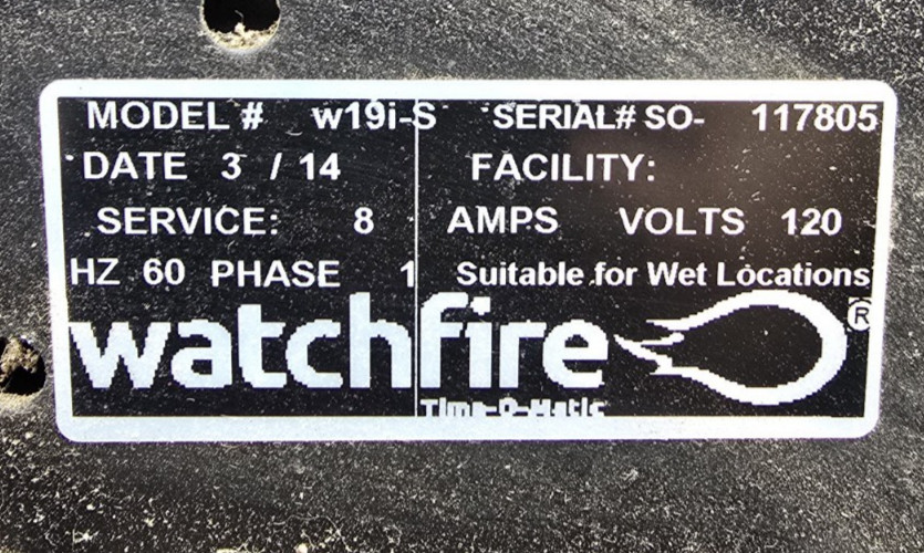 Full Color WatchFire Digital Sign Module oa19b, oa19i, w19i, 19mm PT# 912013-1.0