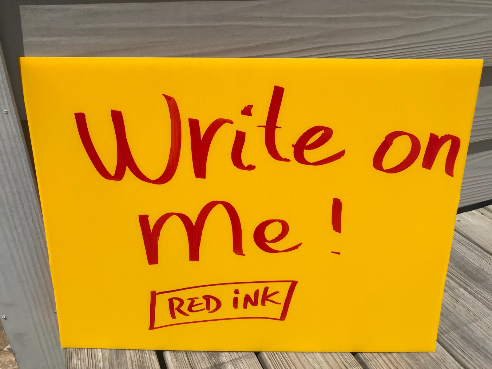 10 Blank Signs YELLOW 18″ x 24″ x 4 mm corrugated plastic, bundles of 10 pieces