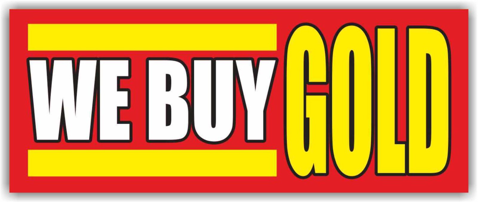 WE BUY GOLD Advertising Banner Vinyl Mesh Sign pawn shop cash Jewelry Silver