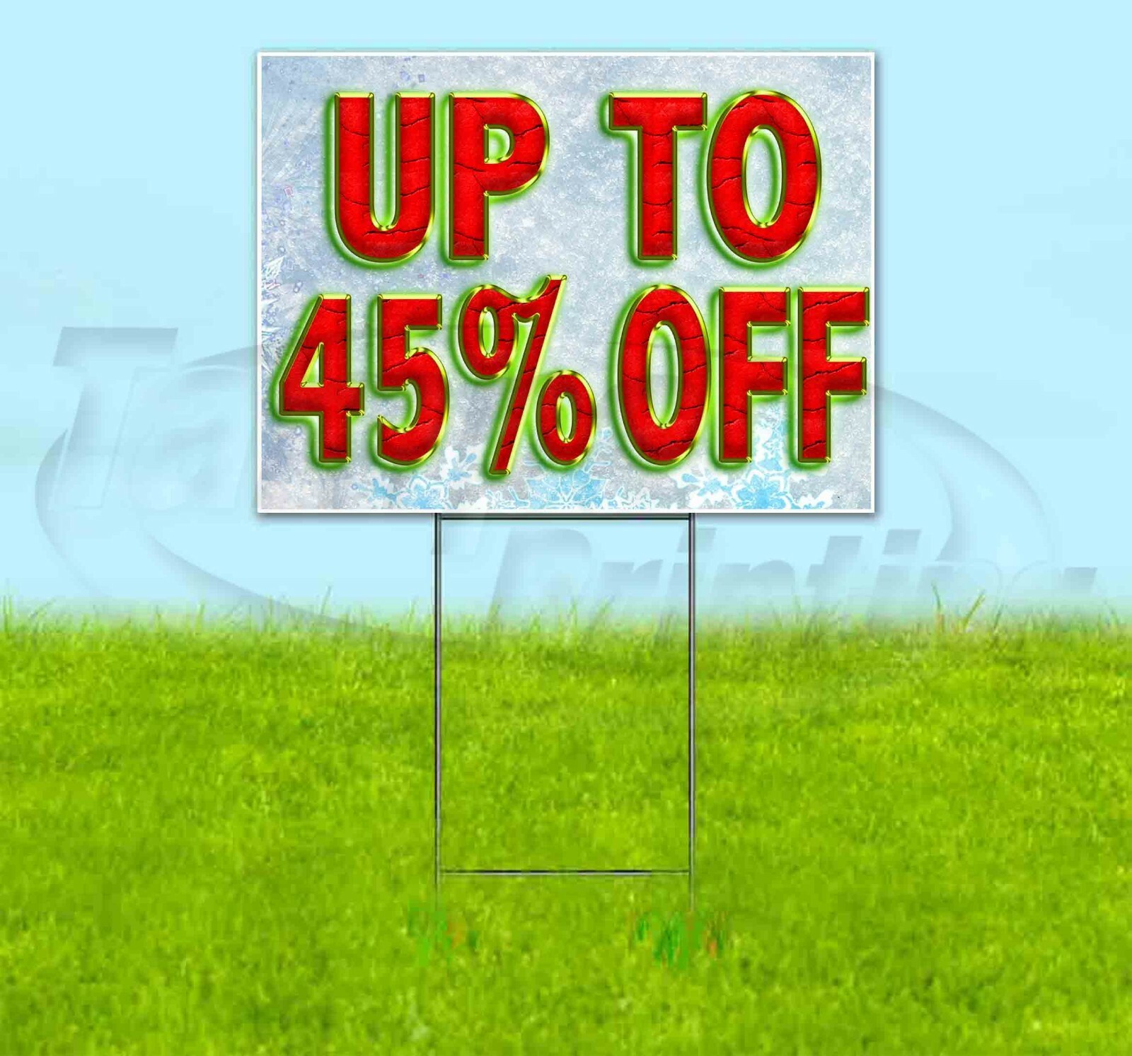 UP TO 45% OFF 18×24 Yard Sign Corrugated Plastic Bandit Lawn Business CHRISTMAS