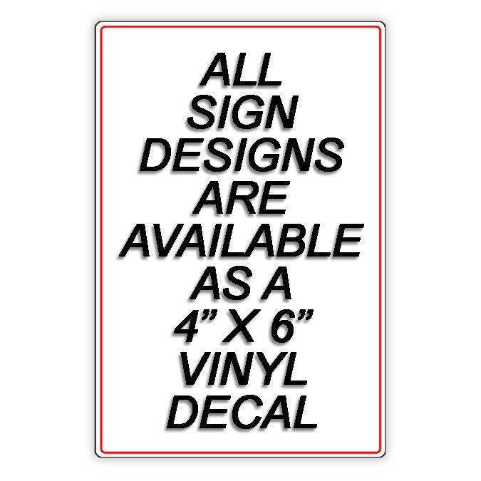 Private Property No Parking Vehicles Towed Sign / Decal Spp022 / Magnetic Sign