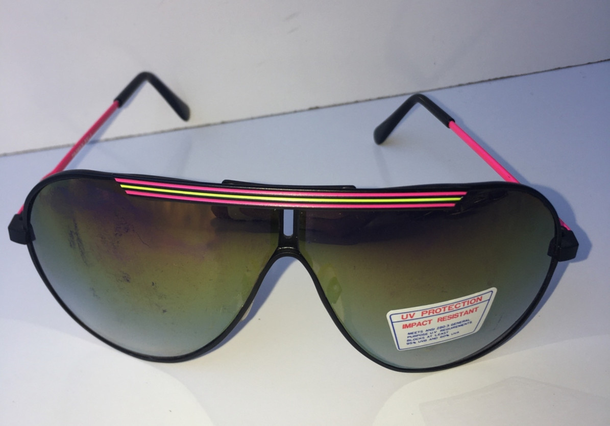 Vintage 80’s Sunglasses SY-1 PINK Aviator Made In Taiwan 80s Glasses NEW