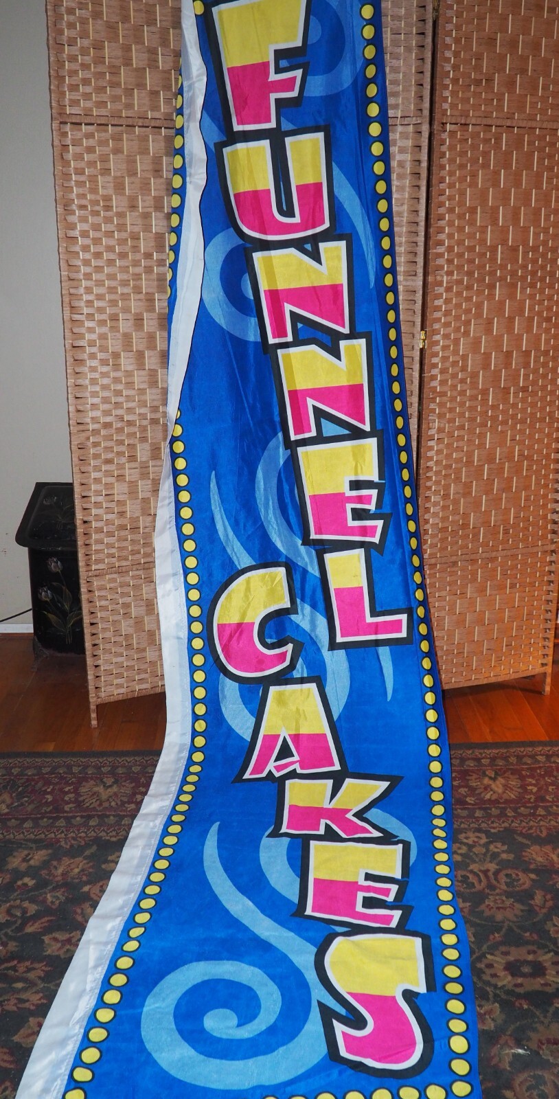 11′ Food Truck/Concession Advertising Swooper Flutter Banner Funnel Cakes