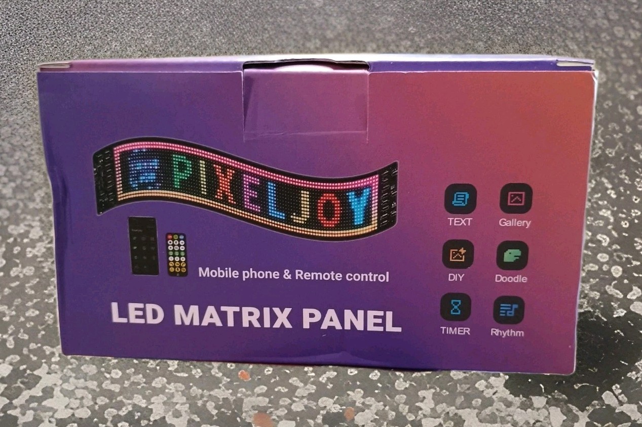 PixelJoy 16×96 (4.7×23.4 Inches)LED Flexible Panel USB Smart Control Multicolor