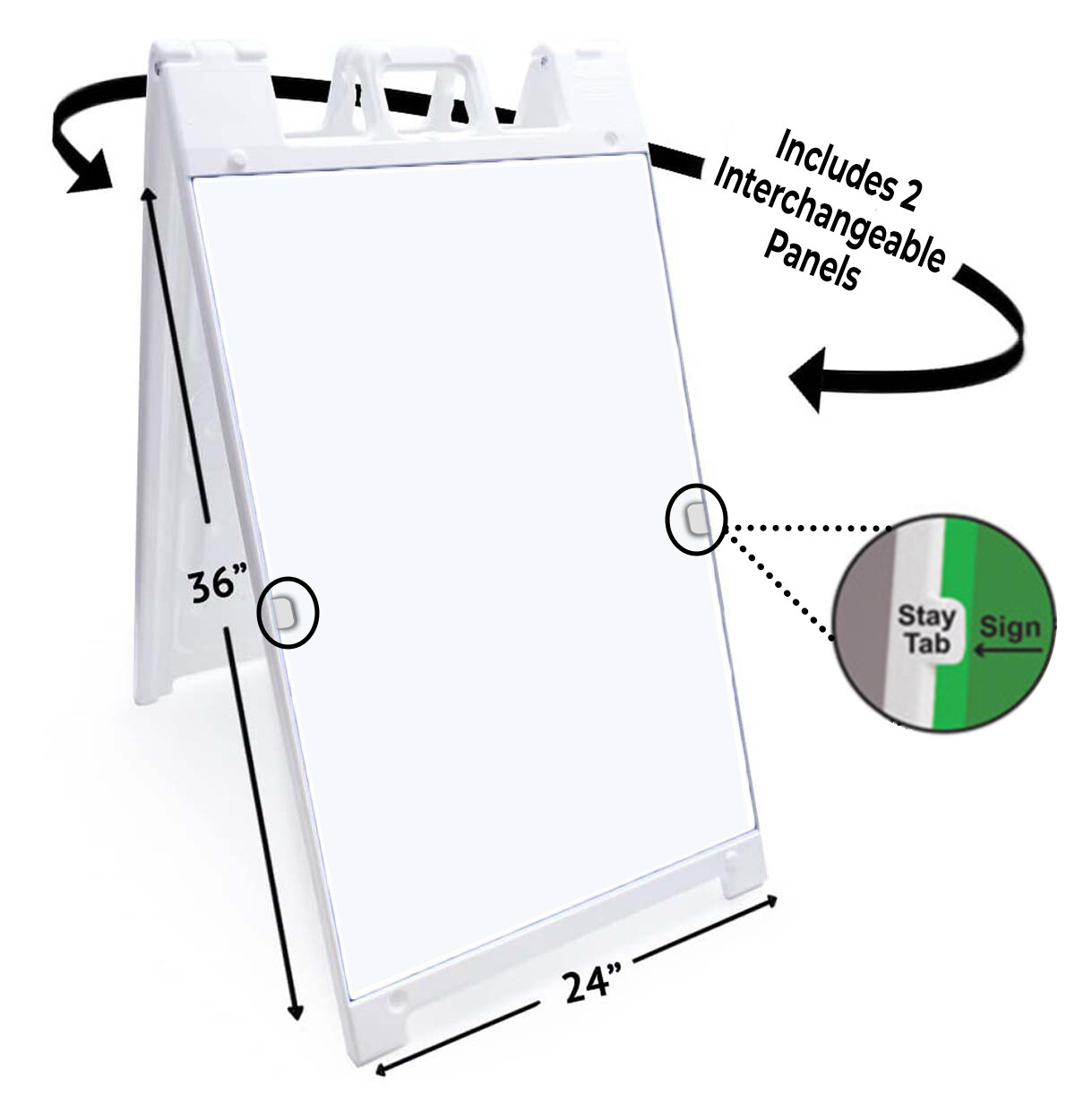CELL PHONE REPAIR Signicade 24×36 A Frame Sidewalk Sign Double Sided TECHNOLOGY