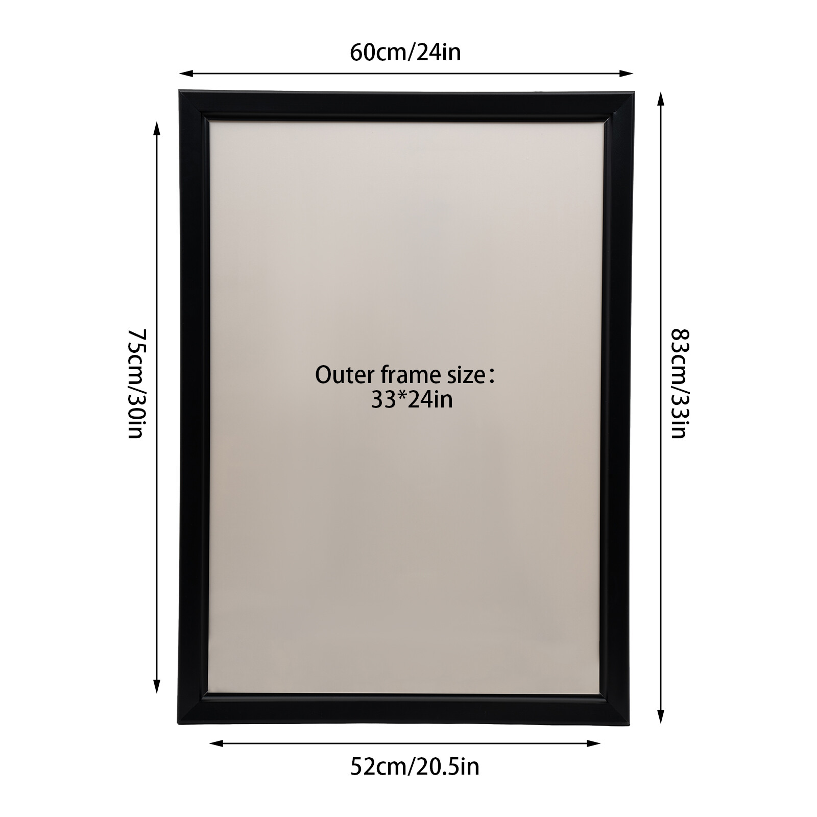 NEW 24X33In LED Light Box Movie Poster Display A1 33×24″ Advertising Frame Store