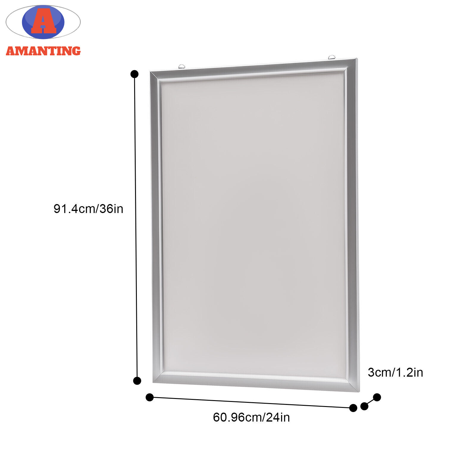 24″x36″ LED Light Box Backlit Movie Poster Art Picture Frame Advertising Display