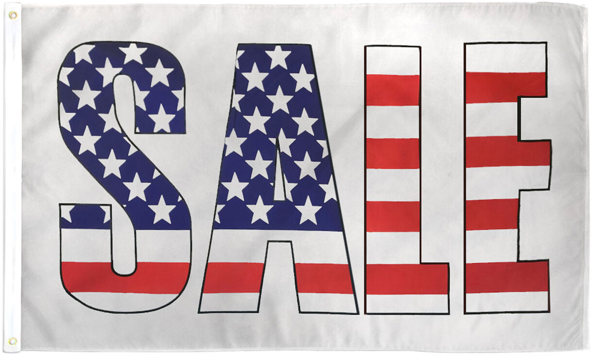 Sale Flag 3x5ft Sale Banner Sign Bandera de Venta Sale Here Flag Patriotic Sale