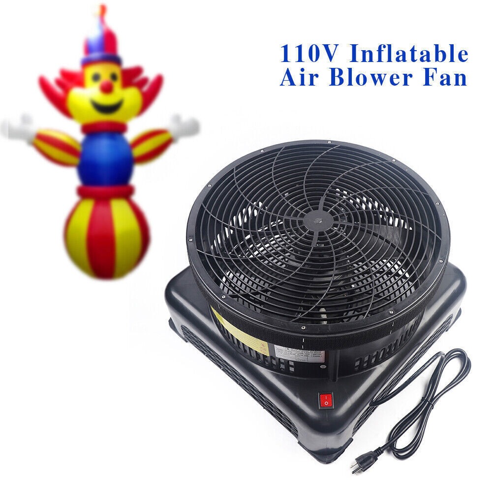 Air Blower Fan Fit Outdoor Inflatable Dancer Wind Tube Man Puppet Fly Guy 18″