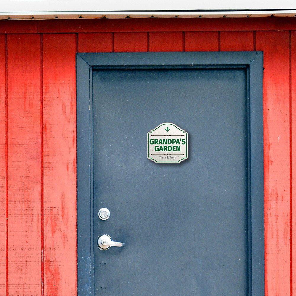 Heritage Plus Grandpa’s Garden Clean & Fresh Wall or Door Sign | Home Decor