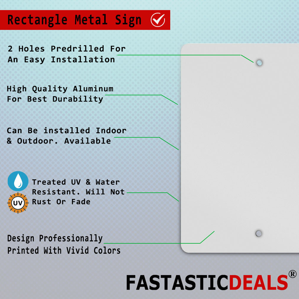 Vertical Metal Sign Multiple Sizes Click It Or Ticket $80 $91 Traffic Black