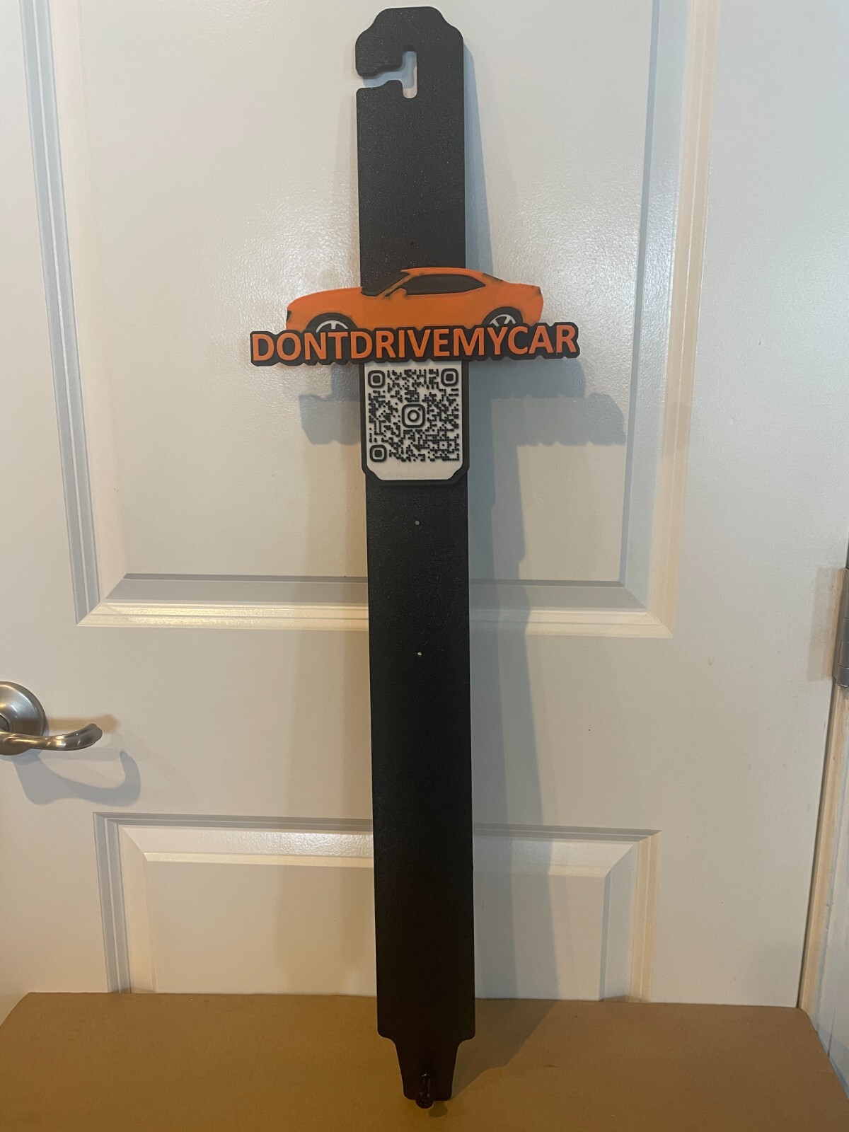 QR CODE HOOD PROP w/SOCIAL MEDIA LINKS – CAR SHOW, ABS PROP, 3D-PRINTED GRAPHICS